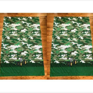 John Deere  Camouflage Tractor Panel Curtains